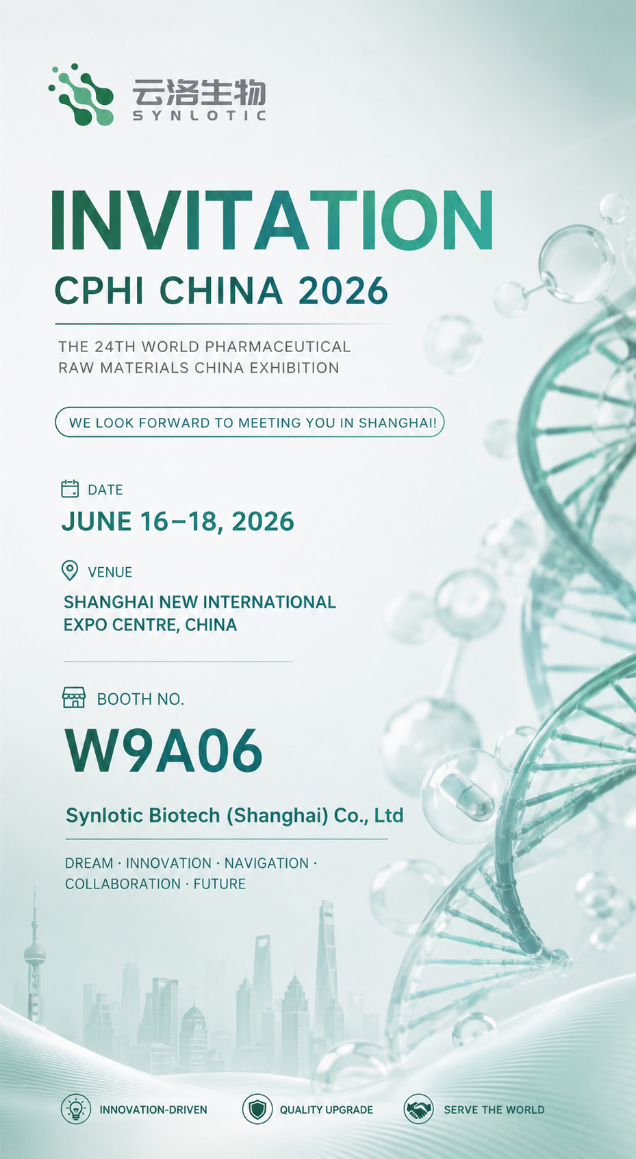 Pridružite se Synlotic Biotech na CPHI China 2026